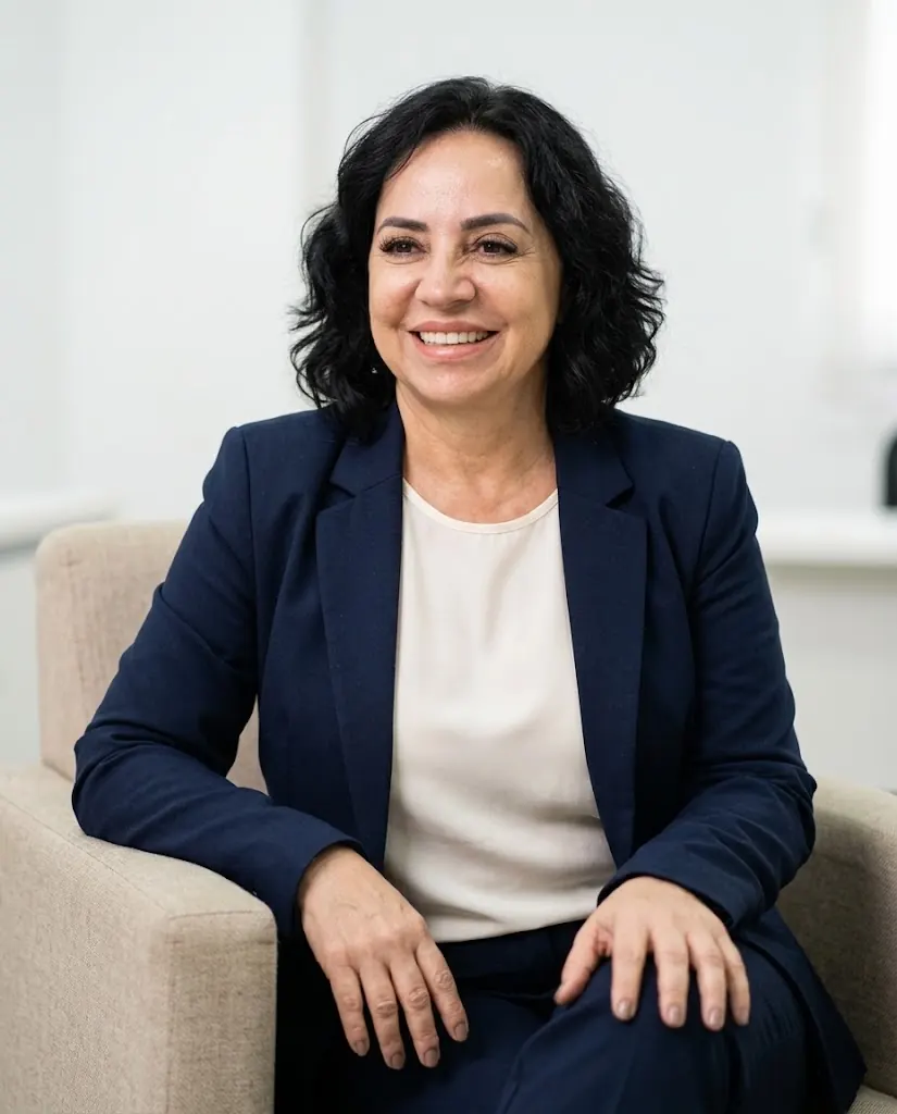 Erika Pedrosa sorrindo
